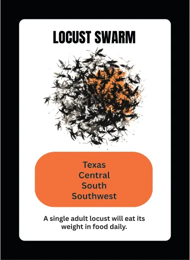Chaos card: Locust Swarm