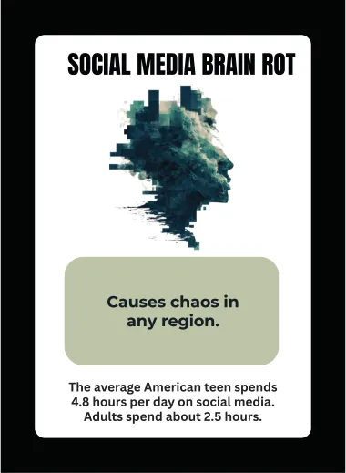 Chaos card: Social Media Brain Rot