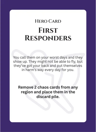 Hero card: First Responders