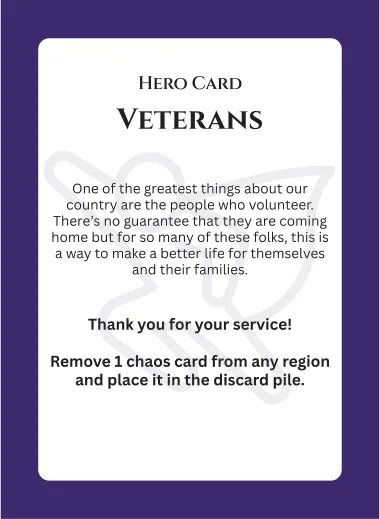 Hero card: Veterans